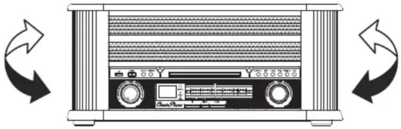 Classic Phono TCD2500 - ANTENNE-INFORMATIE - 1