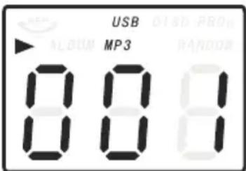 Classic Phono TCD2500 - PLAYING IN MP3 MODE (UNDER CD/USB OPERATION) - 1