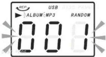 Classic Phono TCD2500 - WIEDERHOLEN-/ZUFALLSWIEDERGABEFUNKTION IM CD/MP3-MODUS (WÄHREND CD/USB-NUTZUNG) - 1