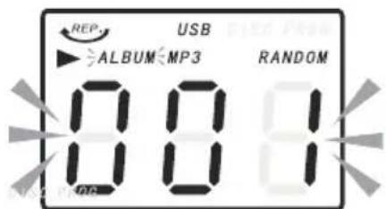 Classic Phono TCD2500 - HERHAALFUNCTIE/WILLEKEURIGE AFSPEELMODUS IN CD/MP3-MODUS (MET CD/USB-BEDIENING) - 1