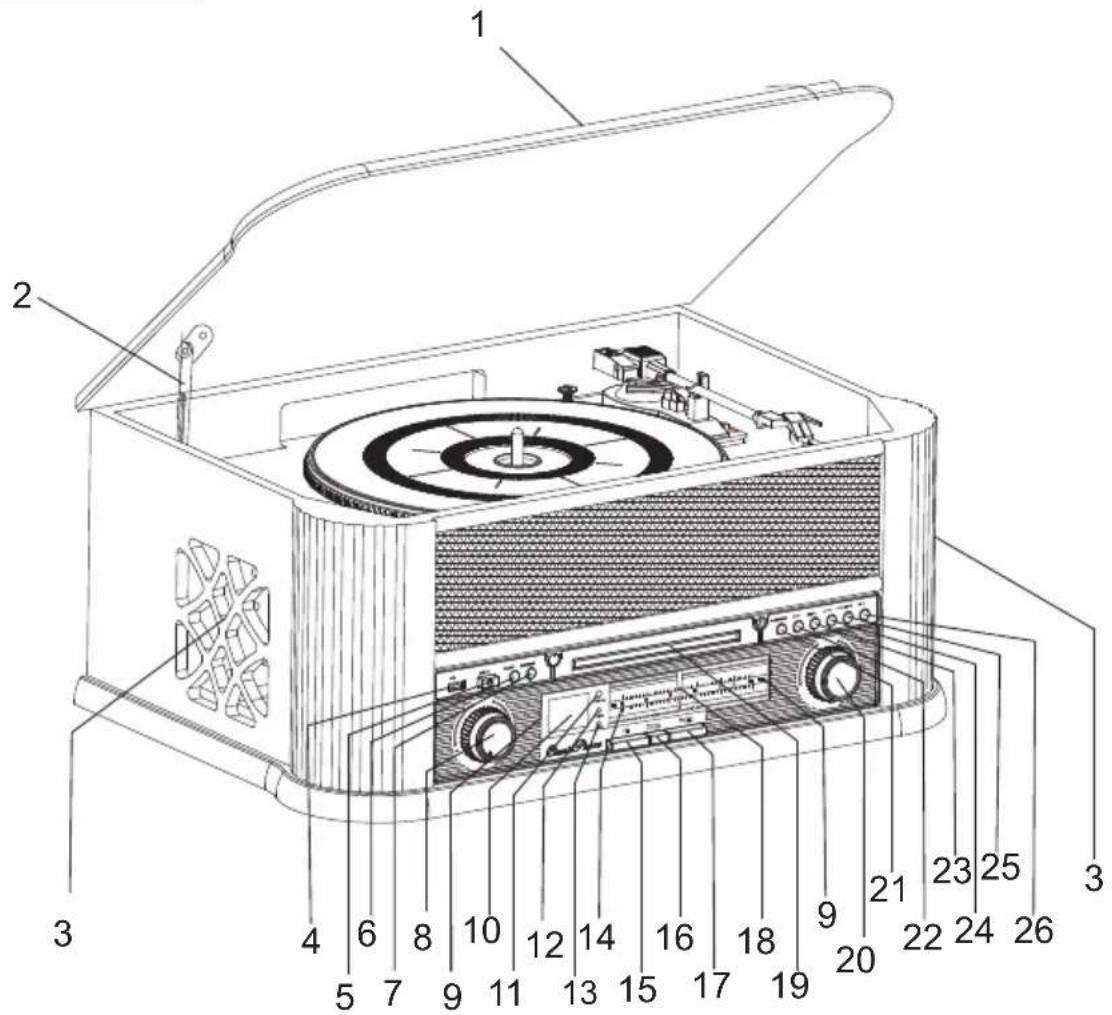 Classic Phono TCD2500 - FRONTEINHEIT - 1