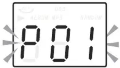 Classic Phono TCD2500 - SPEICHERFUNKTION IM CD/MP3-MODUS - 1