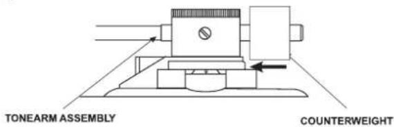 LENCO L3810 - COUNTERWEIGHT: - 1