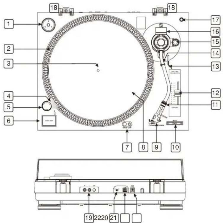 LENCO L3810 - Pitch Control - 1