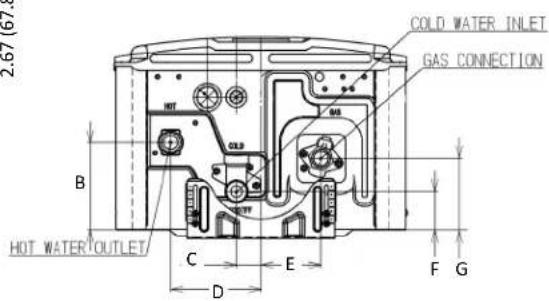 Rinnai V75eN - Dimensions - 3