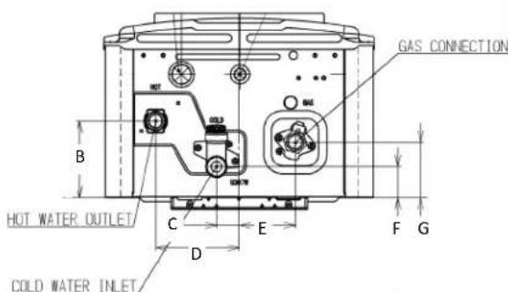 Rinnai V75eP - Dimensions - 6