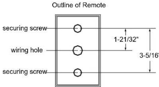 Rinnai V75eP - Mounting the controller - 1