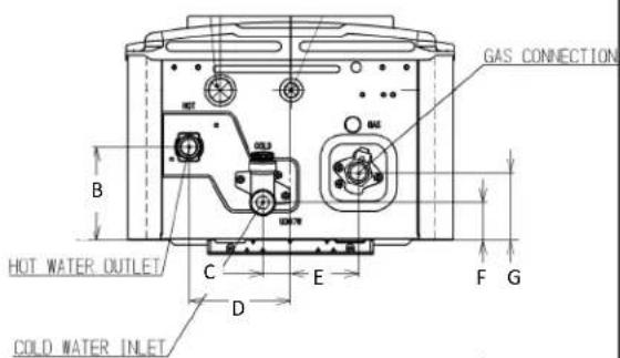 Rinnai V75iP - Dimensions - 5