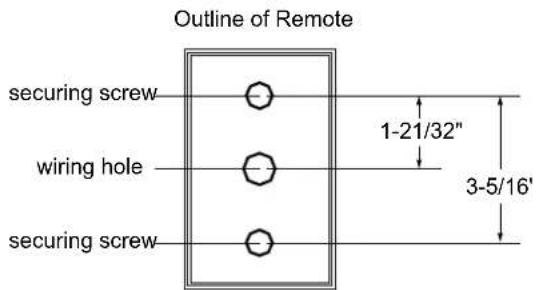 Rinnai RL75eN - Mounting the controller - 1