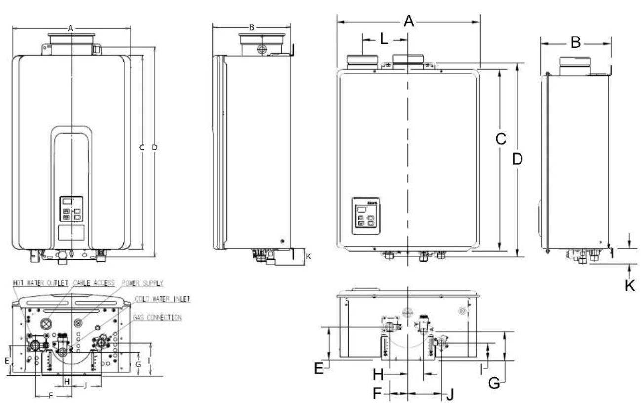 Rinnai RL75iP - Iron Components - 1