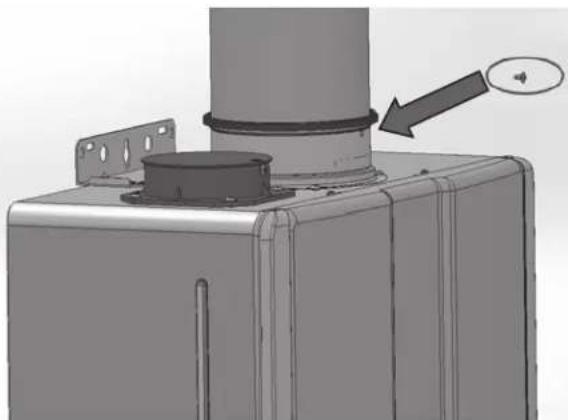 Rinnai RUCS65iN - Configuration de ventilation concentrique - 5
