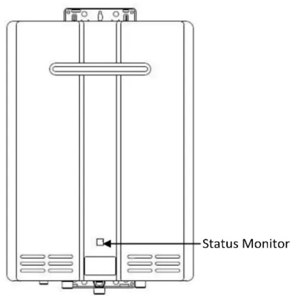 Rinnai RUCS65iN - Diagnostic Information (on status monitor) - 1