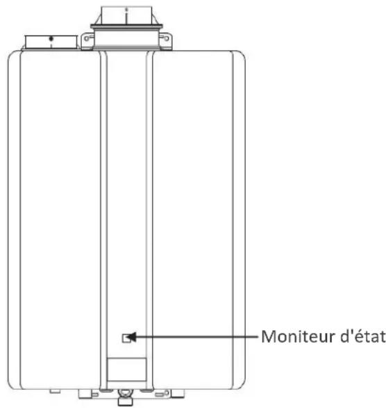 Rinnai RUCS65iN - Informations de diagnostic (sur le moniteur d'état) - 2