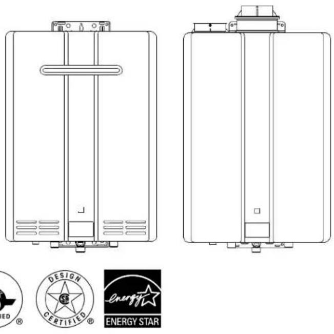 Rinnai RUCS65iN - Direct Vent Tankless Water Heater Installation and Operation Manual - 1