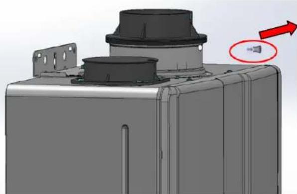 Rinnai RUCS65iN - Removal of Intake Cap - 1