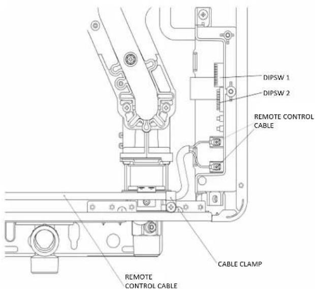Rinnai V75iN - Mounting the controller - 2