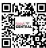 Rinnai RE160iN - Pour configurer le chauffe-eau instantané à l'aide de l'application rinnai central : - 1