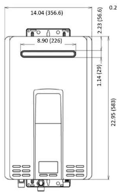 Rinnai V94iP - Dimensions - 4