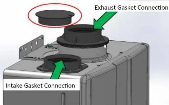 Rinnai RUCS65iP - Removal of Intake Cap - 2