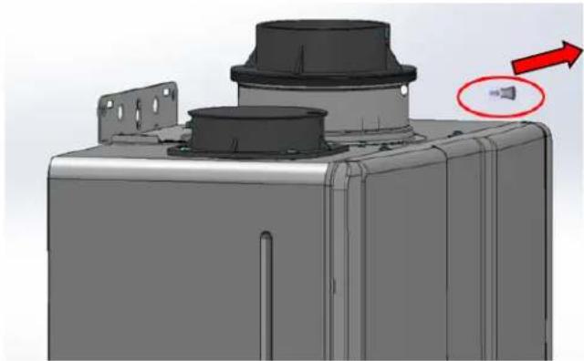Rinnai RUCS65iP - Removal of Intake Cap - 1