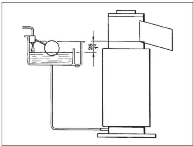 BARTSCHER F 125 - A Regolazione del livello acqua nell'evaporatore - 1