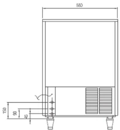 BARTSCHER F 125 - FABBRICATORE ELETTRONICO MODULARE DI GHIACCIO GRANULARE mod. F 125 (R 134a) - 3