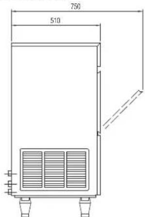 BARTSCHER F 125 - EISFLOCKENBEREITER mod. F125 (R 134a) - 2