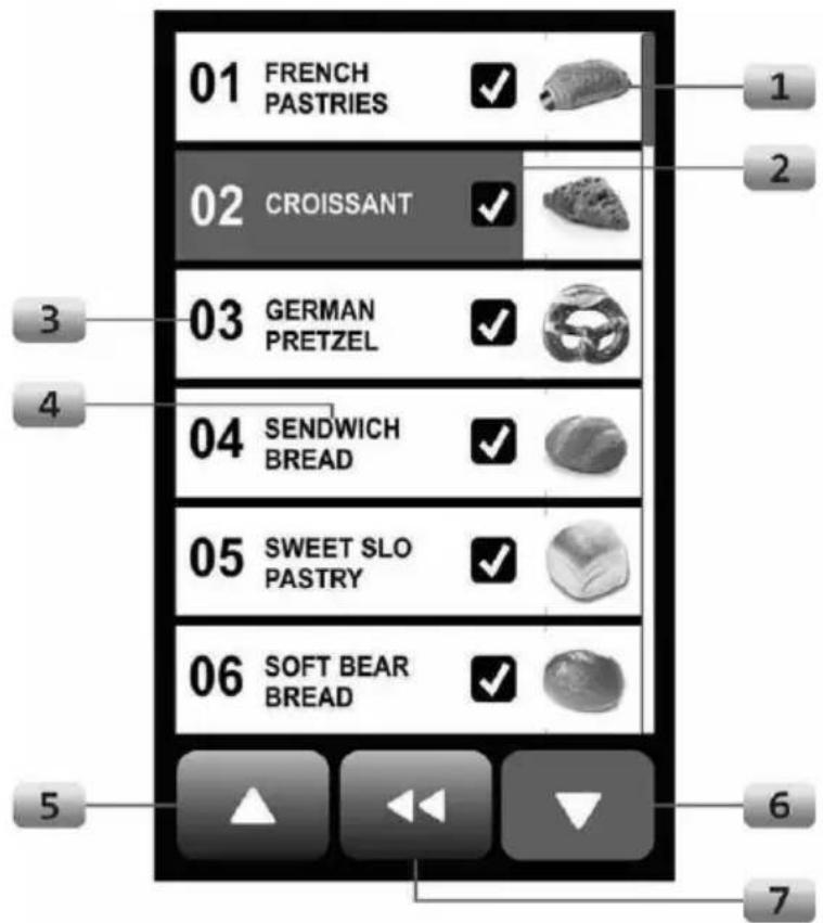 BARTSCHER MC604010 - Modification d'un programme de cuisson - 1