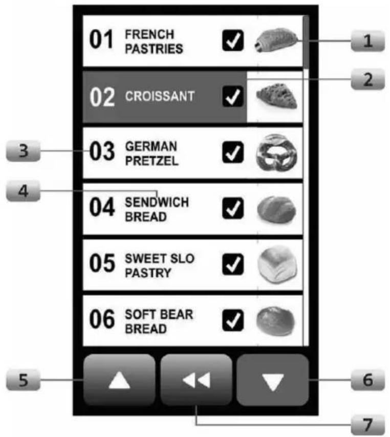 BARTSCHER MC60405 - Modification d'un programme de cuisson - 1
