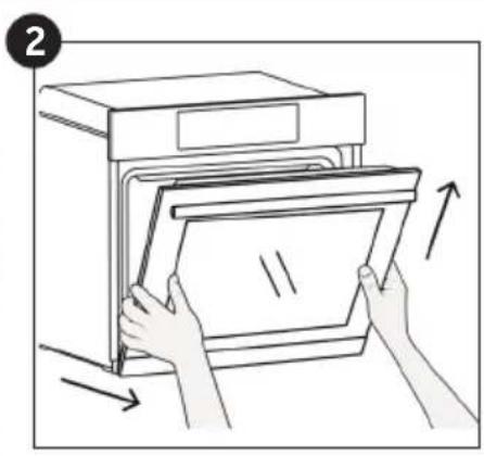 ROSIERES RFC3O5879PNI - Removal and Cleaning of the Glass Door (depends on model) - 2