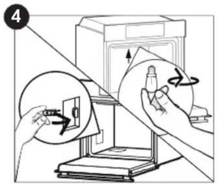 ROSIERES RFC3O5879PNI - Changing the Bulb (depends on model) - 4