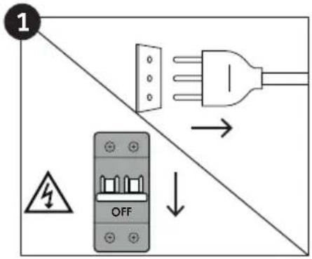 ROSIERES RFC3O5879PNI - Changing the Bulb (depends on model) - 1
