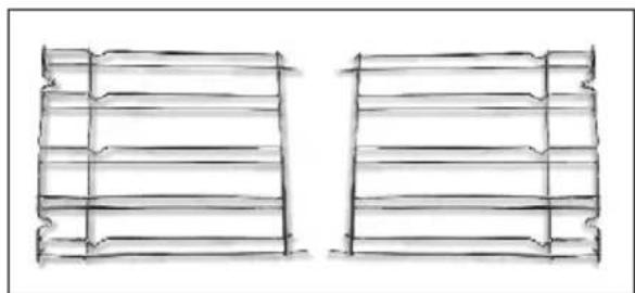 ROSIERES RFC3O5978IN - Lateral wire grids - 1