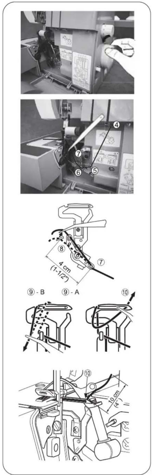 Technical diagram showing mechanical assembly steps with numbered annotations and dimension annotations in Chinese