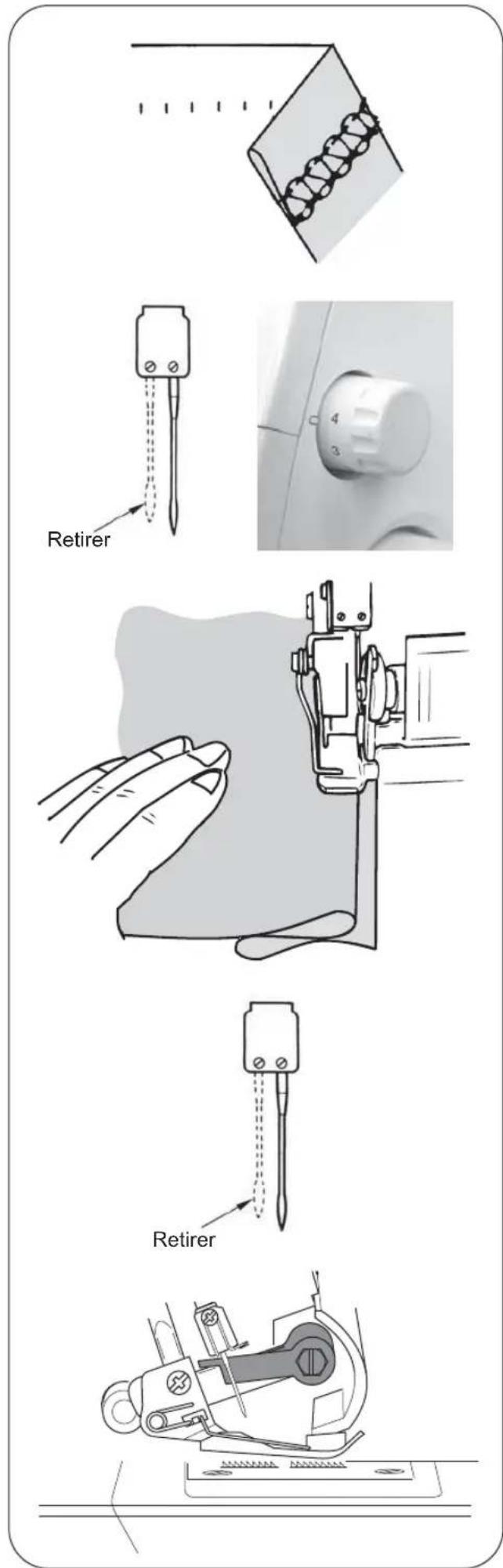 SINGER Heavy Duty HD0450S - Comment réaliser des nervures - 1