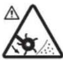 HUSQVARNA SR6002 - Symbols on the attachment and on the power unit - 9