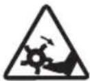 HUSQVARNA SR6002 - Symbols on the attachment and on the power unit - 6