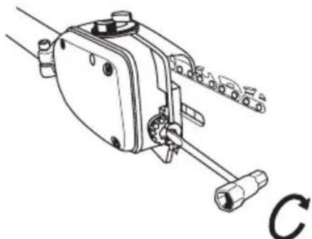 HUSQVARNA PAX1100 - Ketting strekken - 6