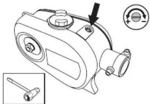 HUSQVARNA PAX1100 - Einstellung der Kettenschmierung - 1