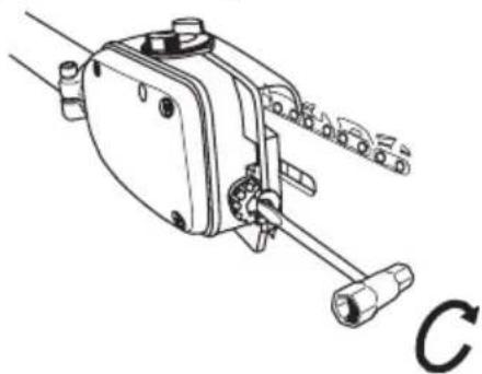 HUSQVARNA PAX1100 - Tension de la chaîne - 4