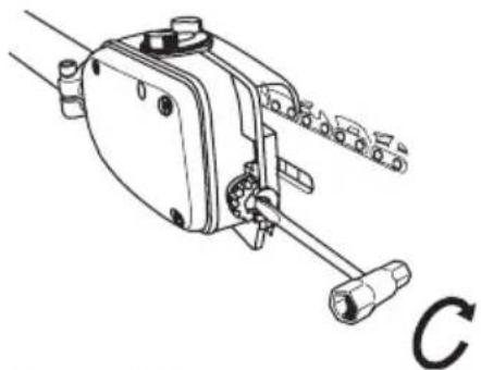 HUSQVARNA PAX1100 - Montage von Schiene und Kette - 3