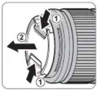 FUJIFILM Fujinon XF30mmF2.8 R LM WR Macro - Rimozione dei tappi copri ottica - 1