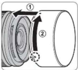 FUJIFILM Fujinon XF30mmF2.8 R LM WR Macro - Montera motljusskyddet - 1