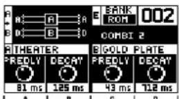 BEHRINGER Vverb Pro REV2496 - Επεξεργασία συνδυασμών (Combinations) - 1