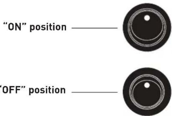 "ON" position OFF" position