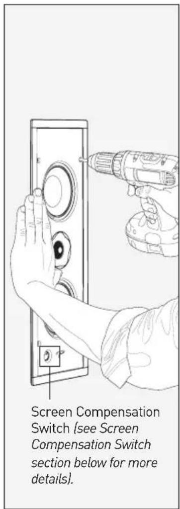 Screen Compensation Switch (see Screen Compensation Switch section below for more details).