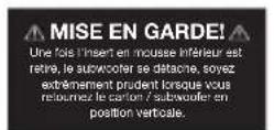 Paradigm XR 13 - Instructions pour le déballage - 4