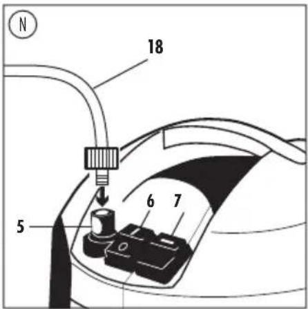 THOMAS Bravo 20 S Aquafilter - Geräteabbildung · Appliance diagram · Schéma de l'appareil · Apparaatafbeelding A keszülék és tartozékai · Figura aparatului · IV3o6paxenny npn6opa · 3OBniuni Bvrglaq npncrpo - 19