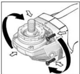 BOSCH GWS 18V10 Professional - Rotating the Machine Head (GWS 18V-10 C) - 1