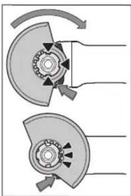 BOSCH GWS 18V10 Professional - Schutzvorrichtung montieren - 1